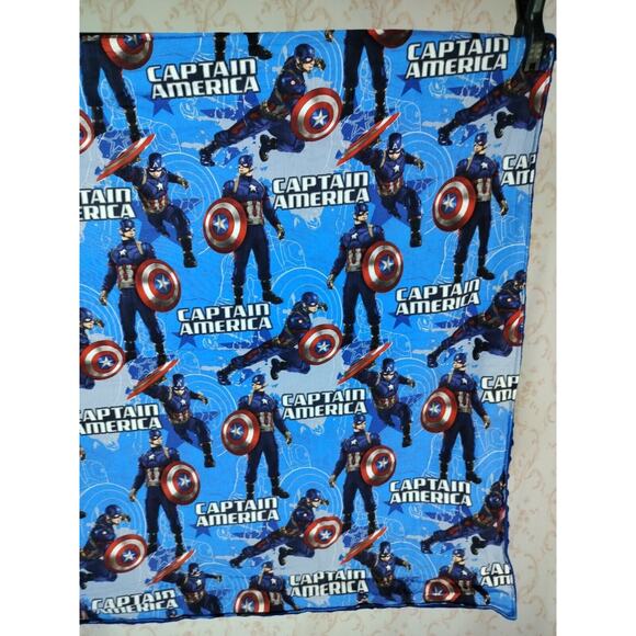 Handmade Captain America Throw/Blanket 41×33 Inches - Picture 4 of 8